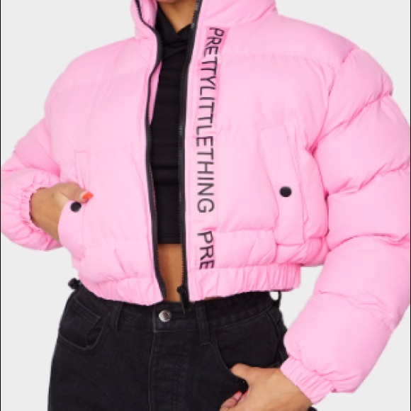 Prettylittlething Cropped Coat - Picture 1 of 1